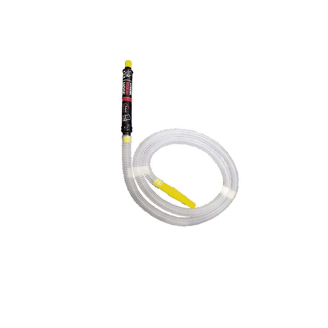 PuffSmart Plastic White Hookah Hose 1 m