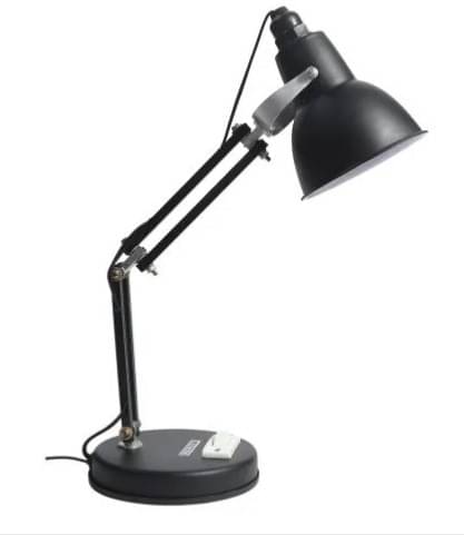     			SPARKWORLD Black Table Lamp ( Pack of 1 )
