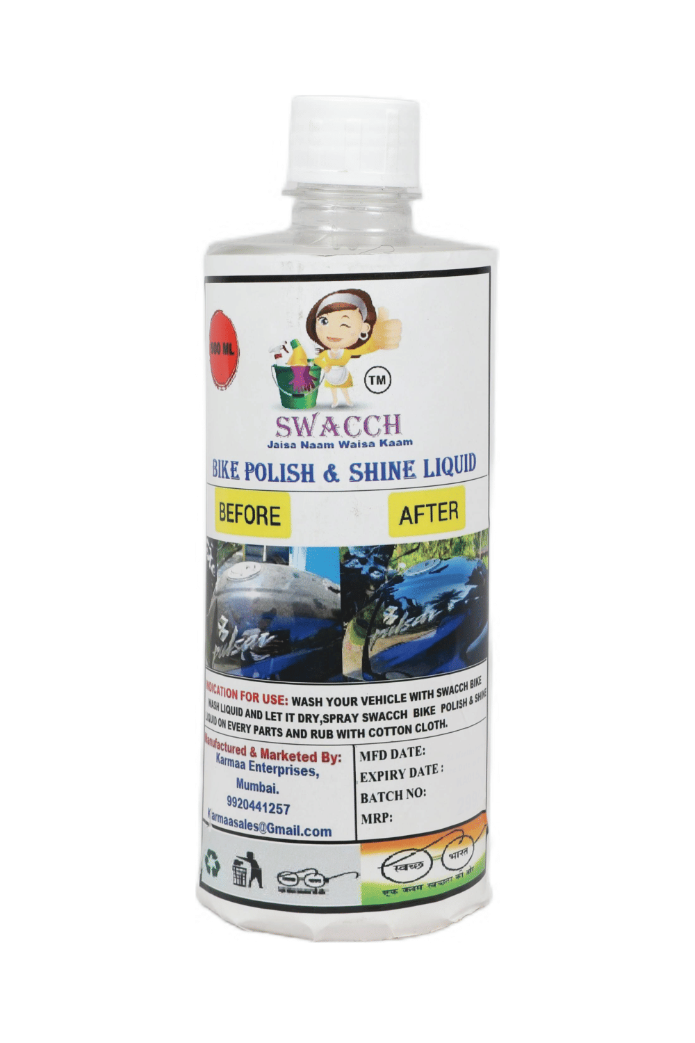 SWACCH - Clear Coat Shine Polish For All Motorbikes ( Pack of 1 )