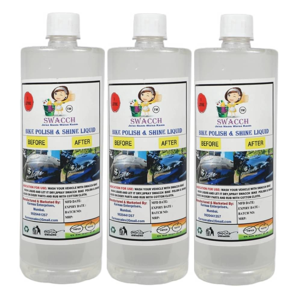 SWACCH - Clear Coat Shine Polish For All Motorbikes ( Pack of 3 )     			SWACCH - Clear Coat Shine Polish For All Motorbikes ( Pack of 3 )