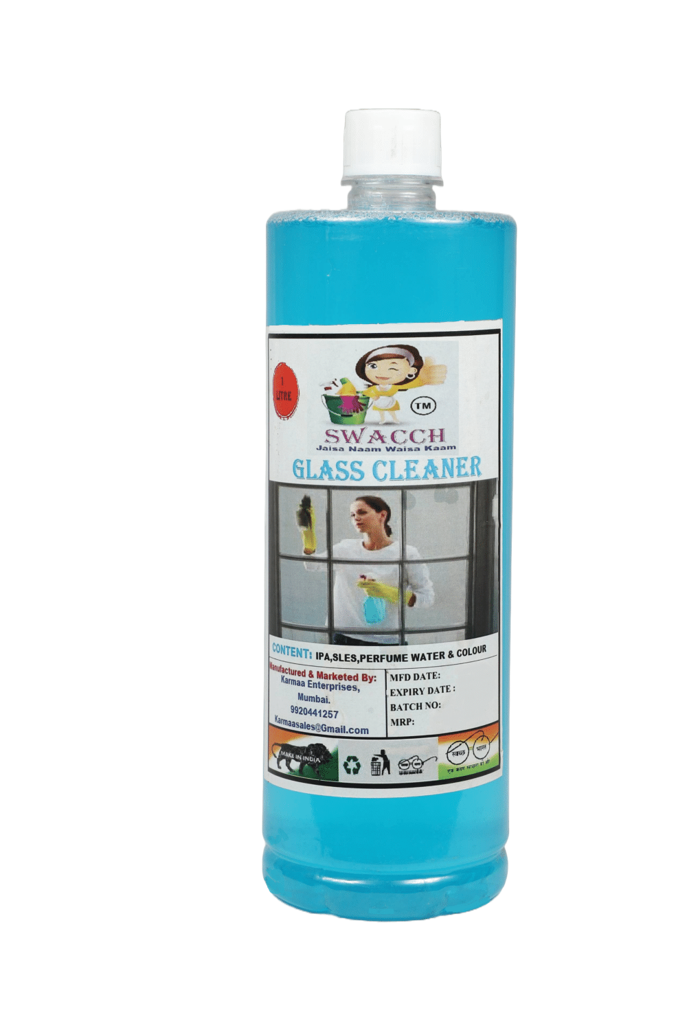 SWACCH Glass & Windshield Cleaner 1L ( Pack of 1 ) SWACCH Glass & Windshield Cleaner 1L ( Pack of 1 )