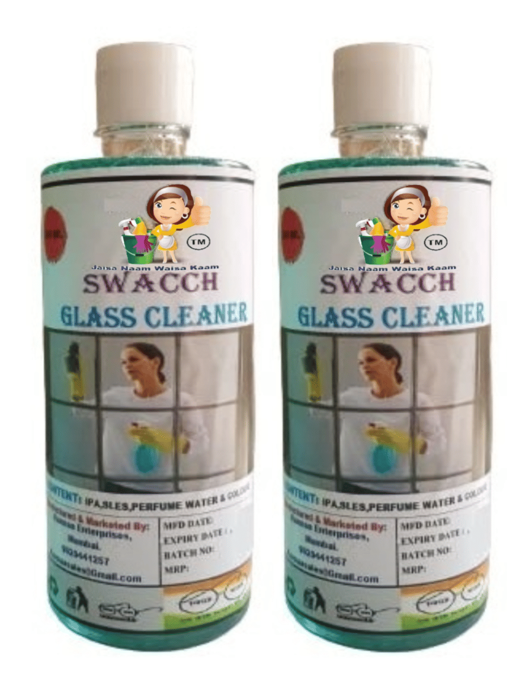     			SWACCH Glass & Windshield Cleaner 1L ( Pack of 2 )