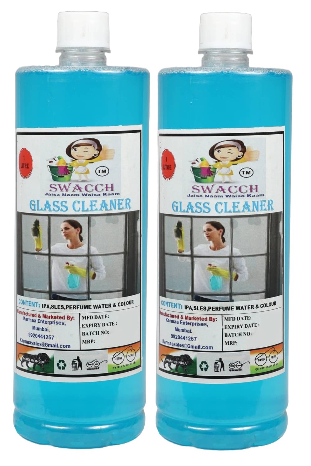     			SWACCH Glass & Windshield Cleaner 2L ( Pack of 2 )