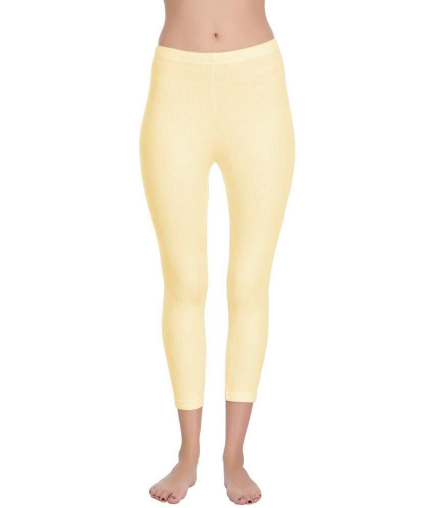 Selfcare Cotton Blend Bottomwear - Beige Single Selfcare Cotton Blend Bottomwear - Beige Single