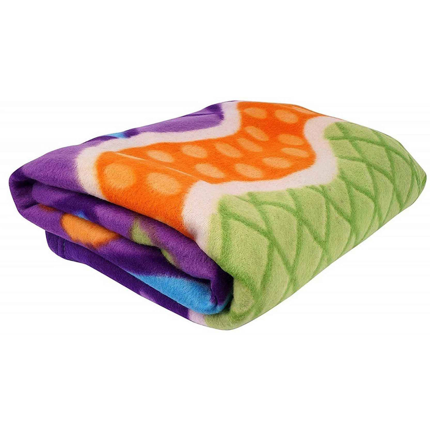     			Wholesale india Fleece Floral Single Bed Blanket ( 220 cm x 150 cm ) - Assorted ( Pack of 1 )