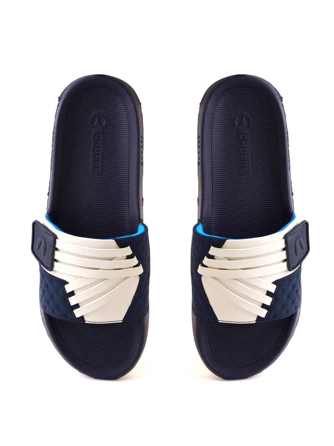     			CHUPPS Navy Men's Slide Flip Flop