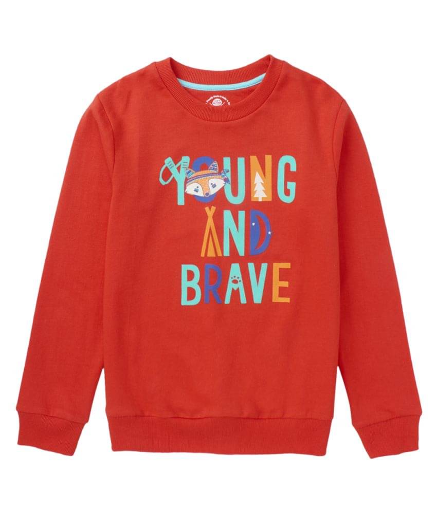     			Cub Mcpaws Pack of 1 Boys Cotton Blend Sweatshirt ( Red )