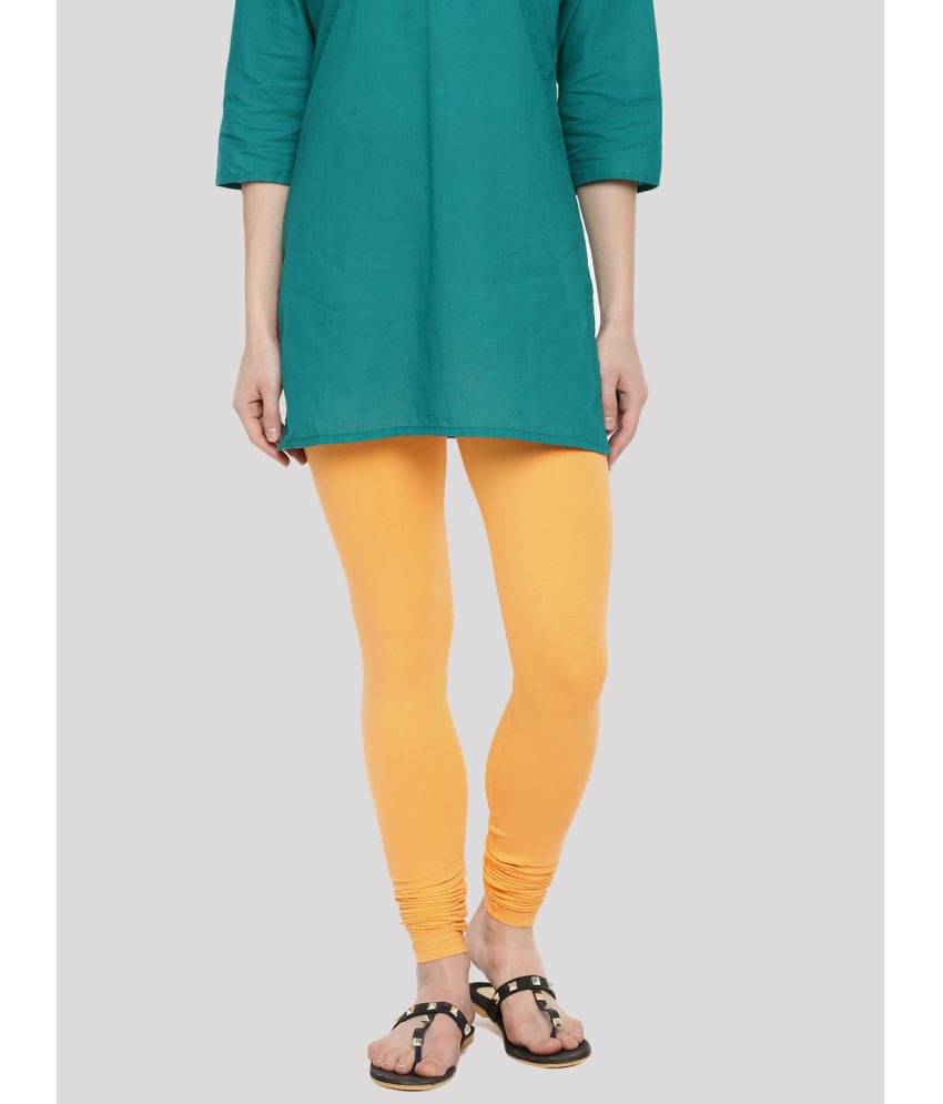 Dollar Missy - Yellow Cotton Women's Leggings ( Pack of 1 ) Dollar Missy - Yellow Cotton Women's Leggings ( Pack of 1 )