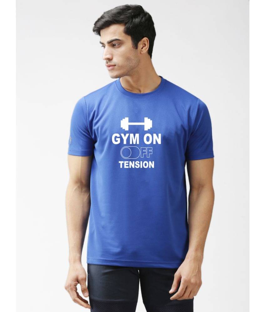 EPPE Pack of 1 Polyester Regular Fit Men's T-Shirt ( Blue ) EPPE Pack of 1 Polyester Regular Fit Men's T-Shirt ( Blue )