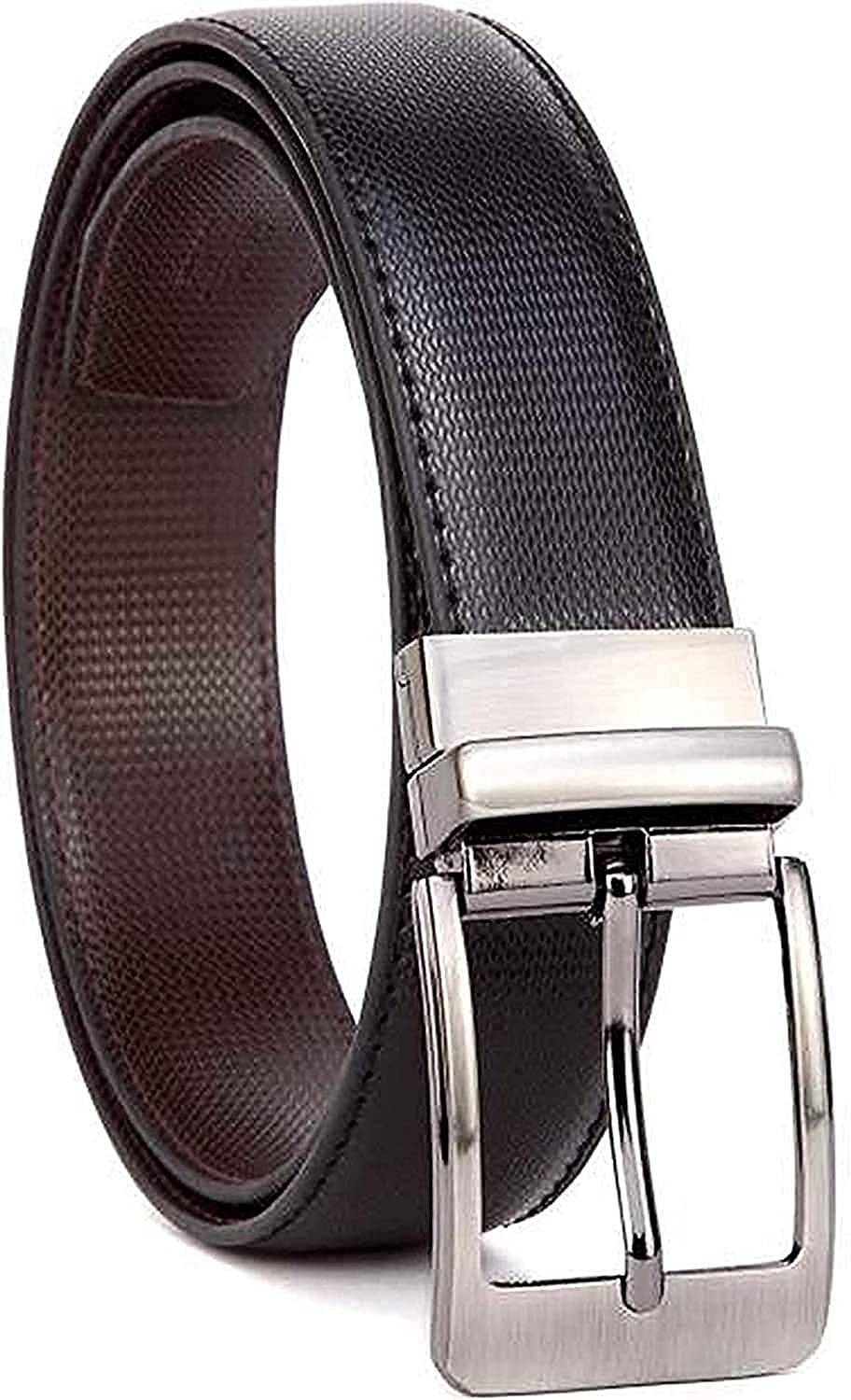     			Elite Crafts - Black PU Men's Reversible Belt ( Pack of 1 )