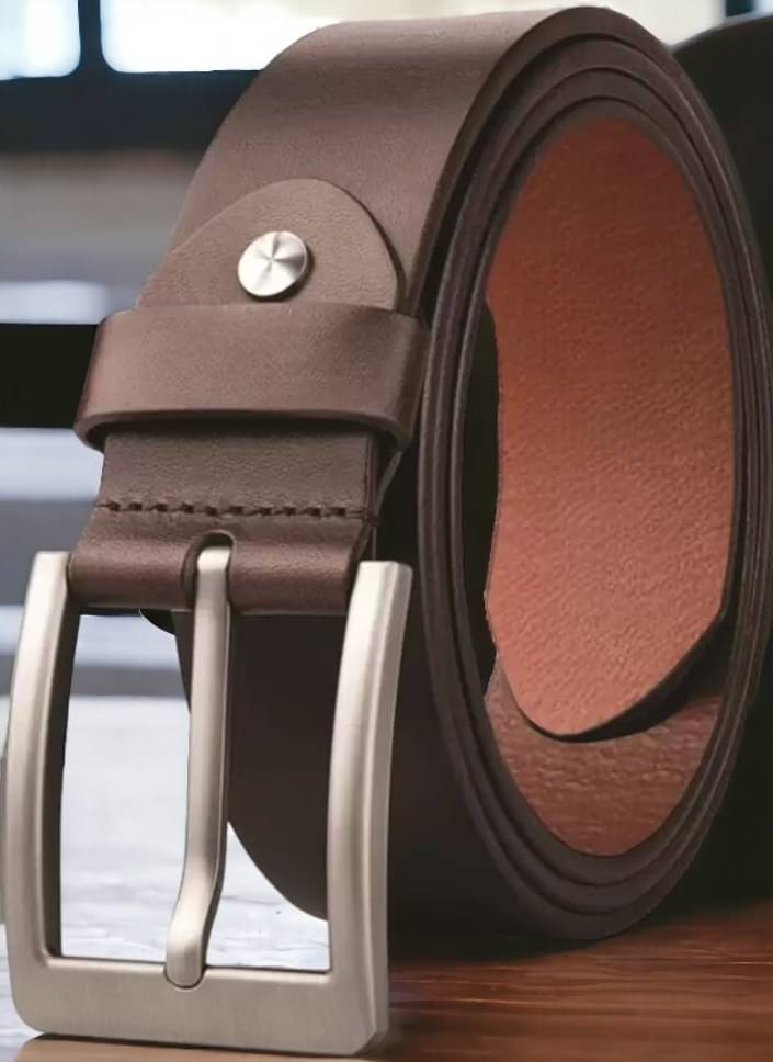     			Elite Crafts - Brown 100% Leather Men's Formal Belt ( Pack of 1 )