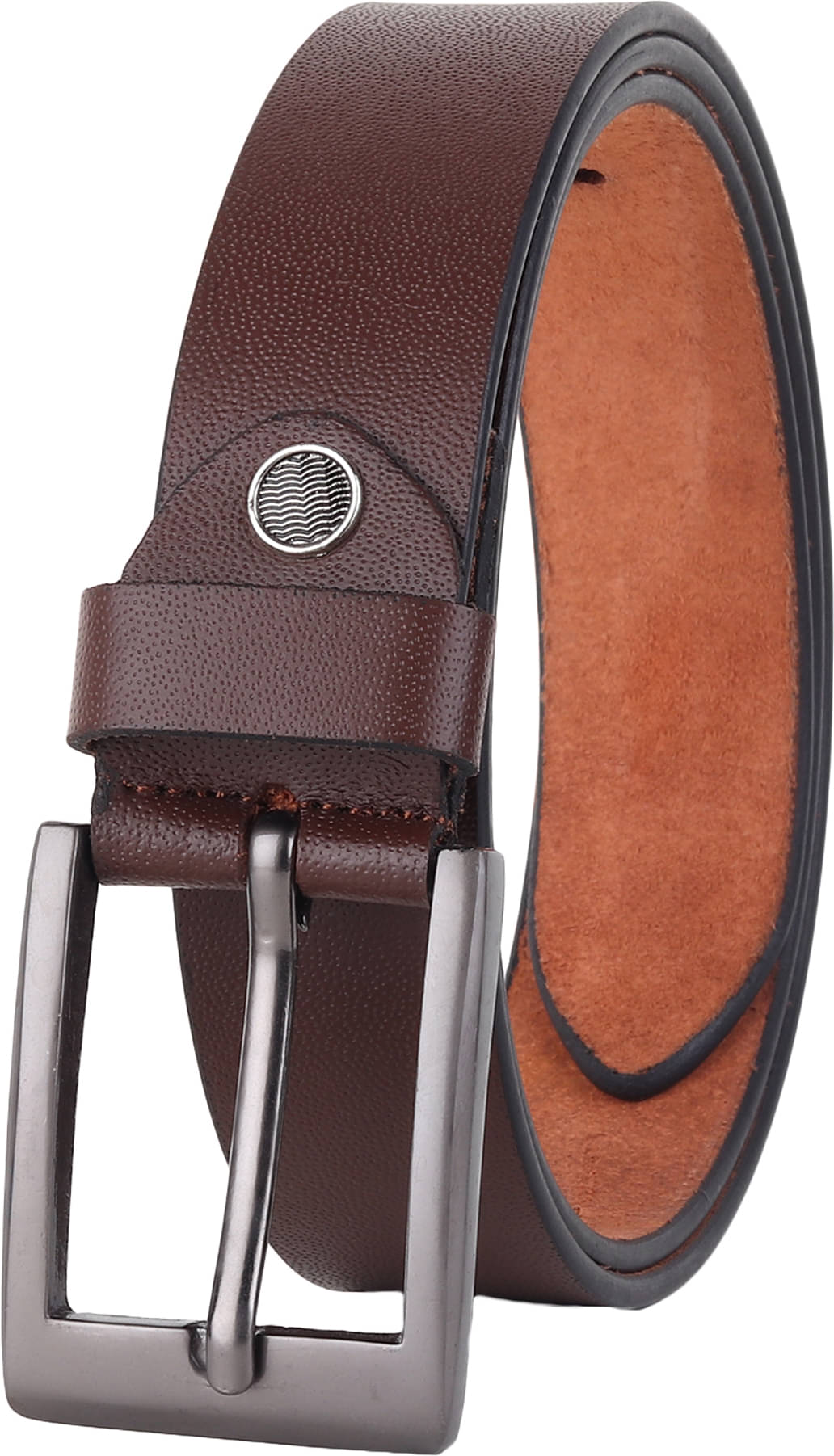     			Elite Crafts - Brown 100% Leather Men's Formal Belt ( Pack of 1 )