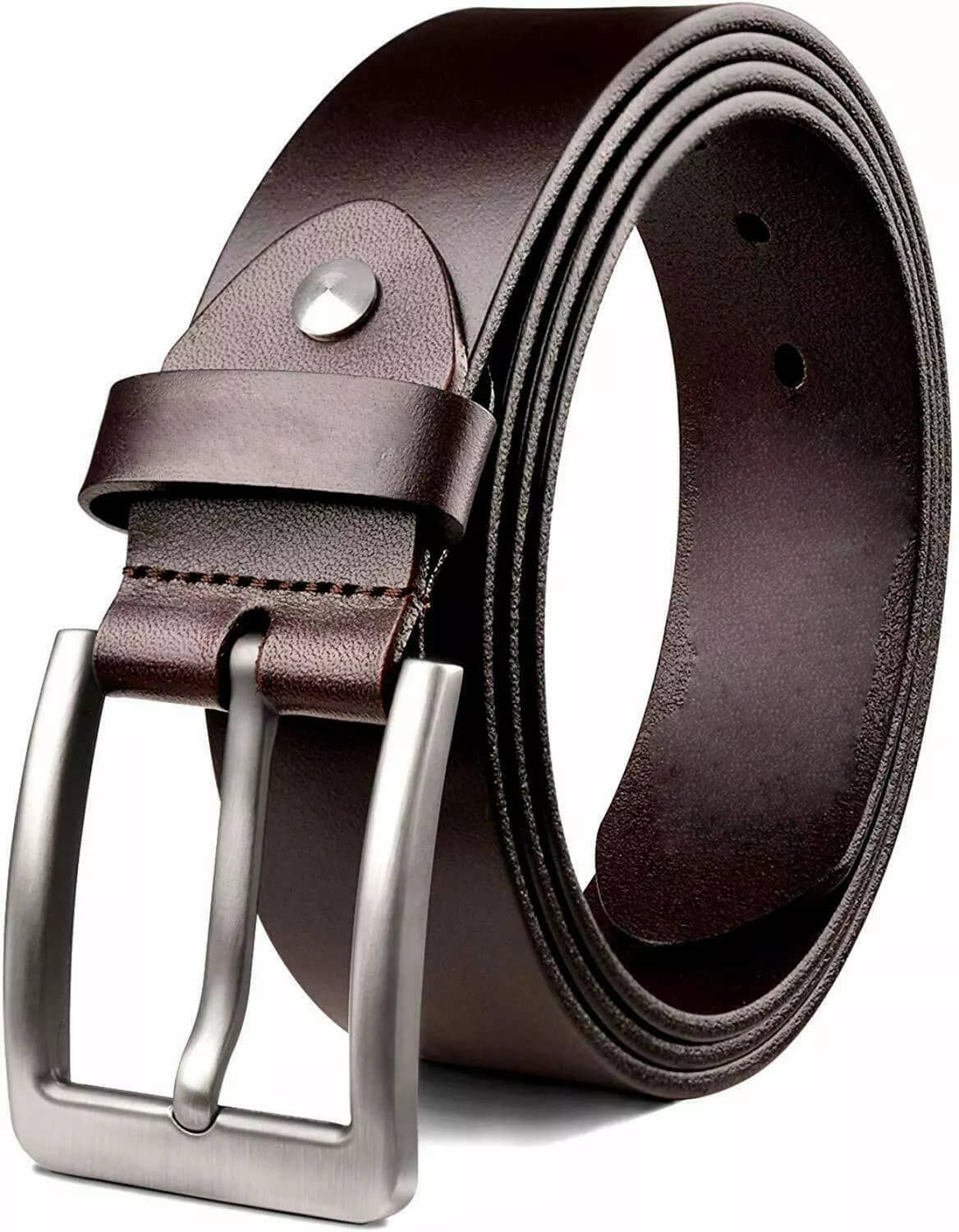 Elite Crafts - Brown 100% Leather Men's Formal Belt ( Pack of 1 )