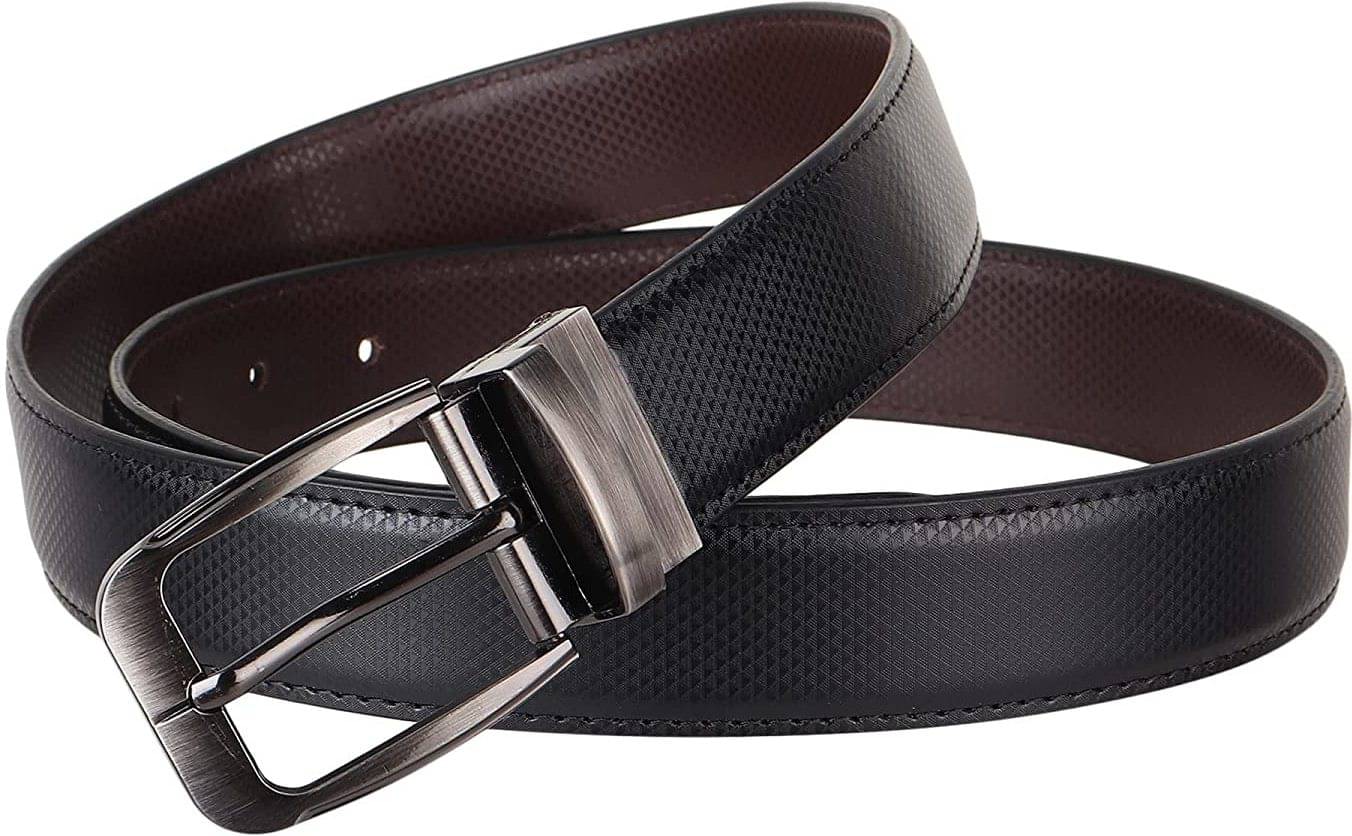    			Elite Crafts - Brown 100% Leather Men's Reversible Belt ( Pack of 1 )