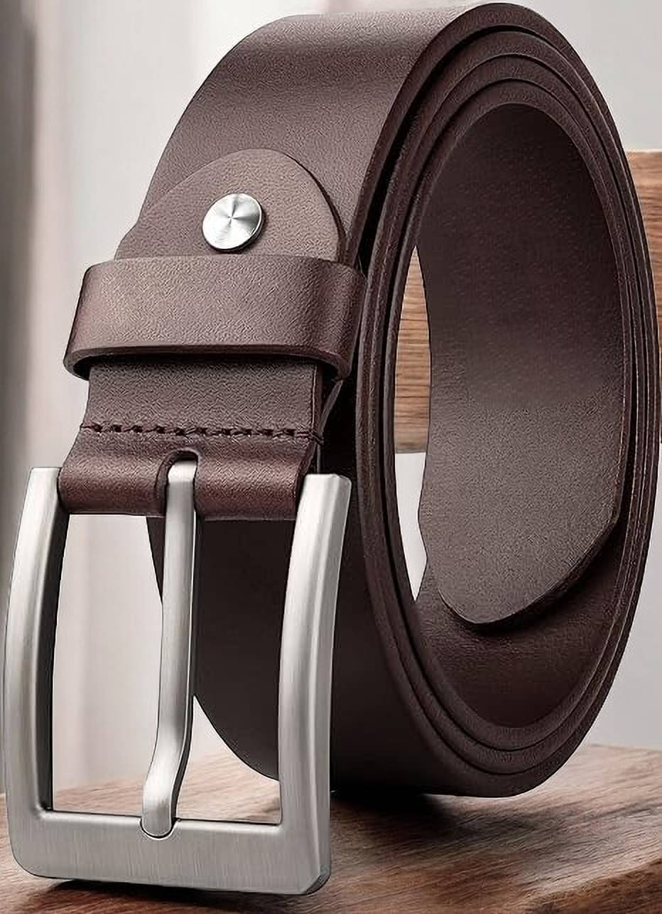 Elite Crafts - Tan 100% Leather Men's Formal Belt ( Pack of 1 ) Elite Crafts - Tan 100% Leather Men's Formal Belt ( Pack of 1 )