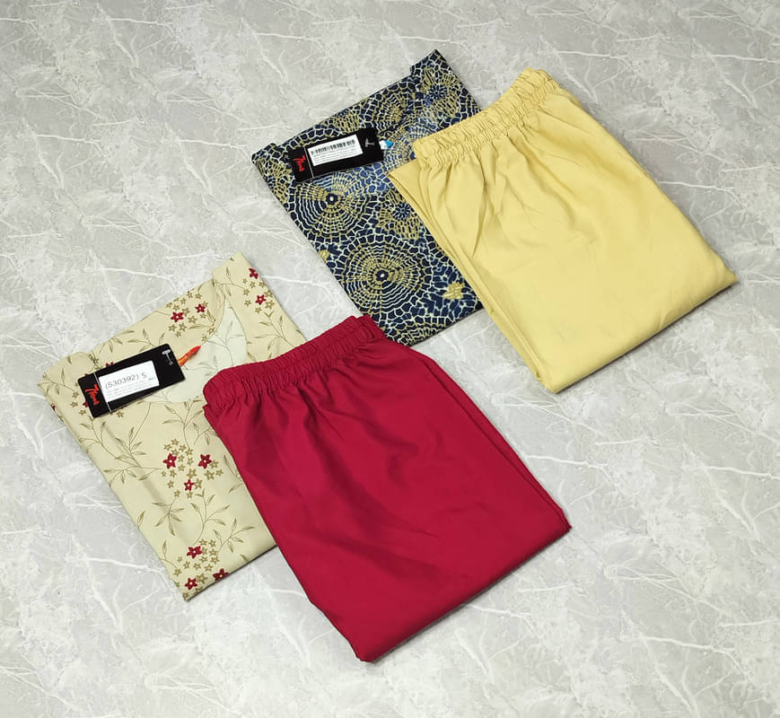 Ethnic Basket Pack of 2 Crepe Printed A-line Women's Kurti - ( Multicolor7 ) Ethnic Basket Pack of 2 Crepe Printed A-line Women's Kurti - ( Multicolor7 )