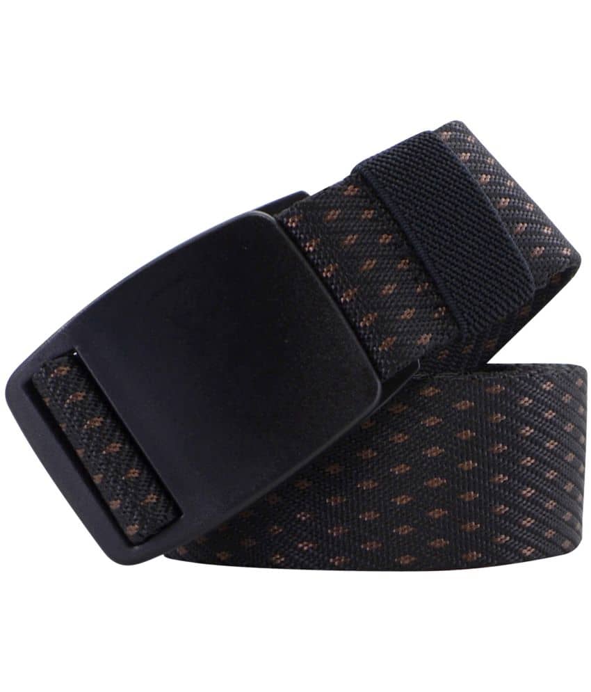 Loopa Black Nylon Casual Belt Pack of 1