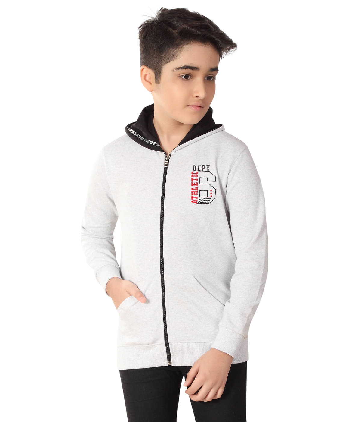     			MIST N FOGG Pack of 1 Boys Terry Blend Sweatshirt ( Ecru )