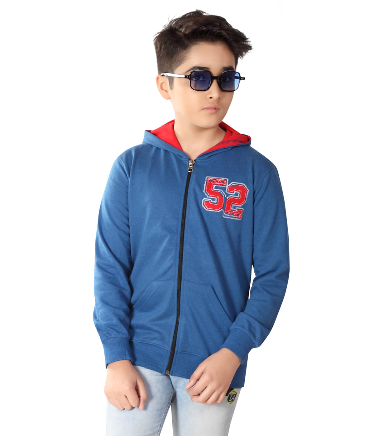     			MIST N FOGG Pack of 1 Boys Terry Blend Sweatshirt ( Blue )