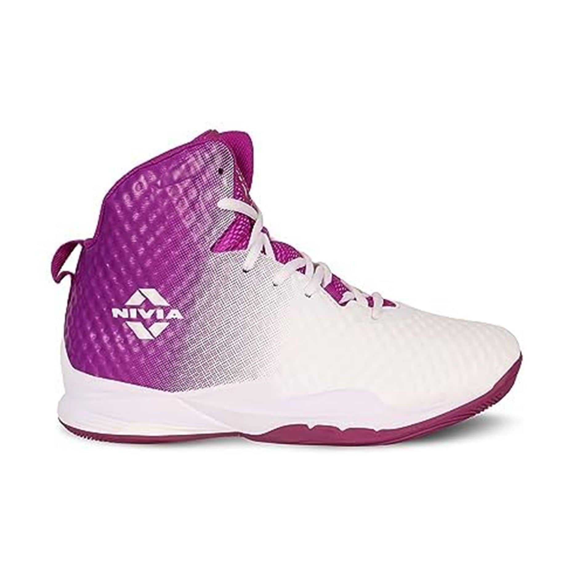 Nivia ENGRAVER Pink,White Basketball Shoes