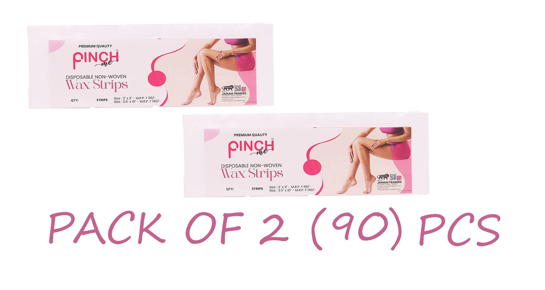 PINCH ME - Wax Strips ( Pack of 2 ) PINCH ME - Wax Strips ( Pack of 2 )