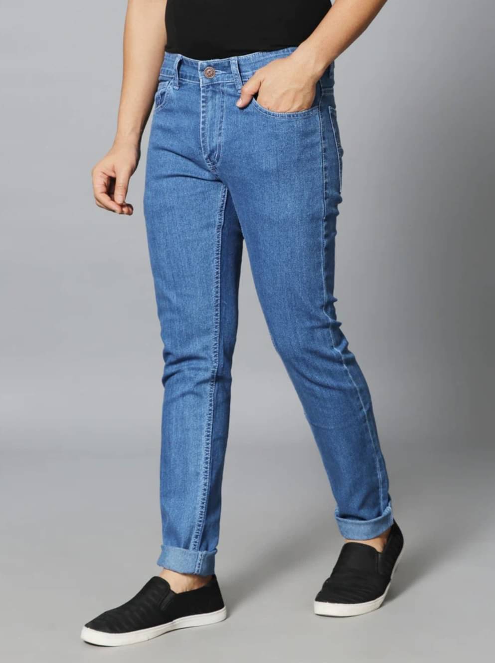     			Sindon Regular Fit Basic Men's Jeans - Light Blue ( Pack of 1 )