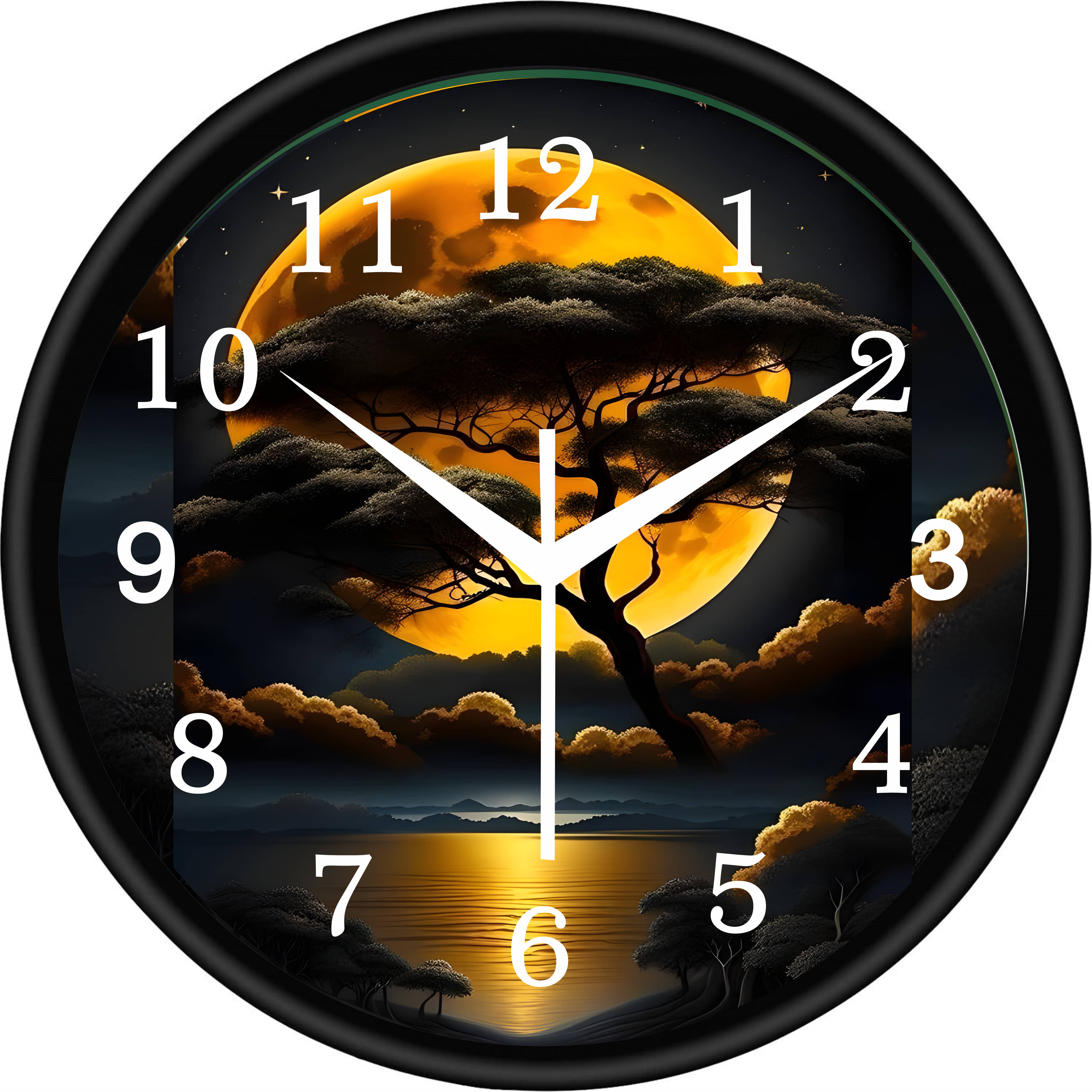     			Trendy Homes Circular Analog Wall Clock