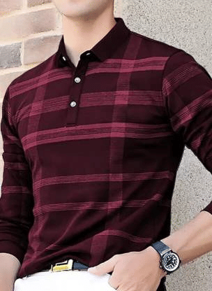 connan Pack of 1 Cotton Blend Regular Fit Men's T-Shirt ( Maroon )