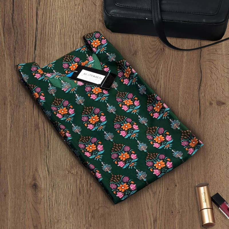 Ethnic Basket Pack of 1 Crepe Printed A-line Women's Kurti - ( Multicolor5 )     			Ethnic Basket Pack of 1 Crepe Printed A-line Women's Kurti - ( Multicolor5 )