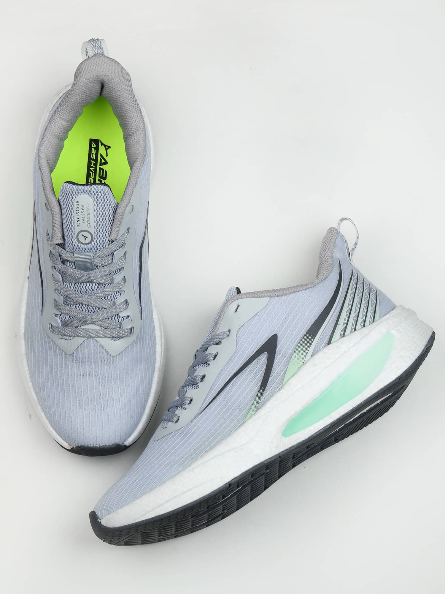     			Abros STORMY Light Grey Men's Sports Running Shoes