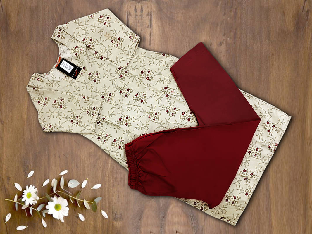 Ethnic Basket Pack of 1 Crepe Self Design A-line Women's Kurti - ( Beige )     			Ethnic Basket Pack of 1 Crepe Self Design A-line Women's Kurti - ( Beige )