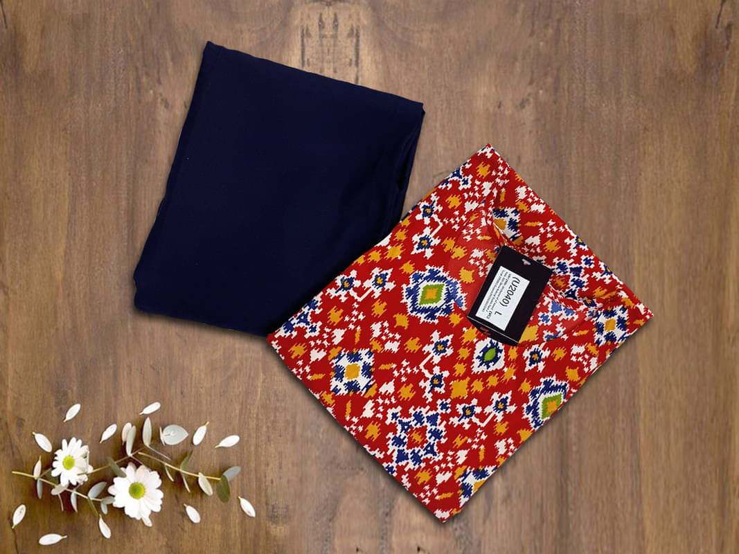 Ethnic Basket Pack of 1 Crepe Self Design A-line Women's Kurti - ( Orange ) Ethnic Basket Pack of 1 Crepe Self Design A-line Women's Kurti - ( Orange )