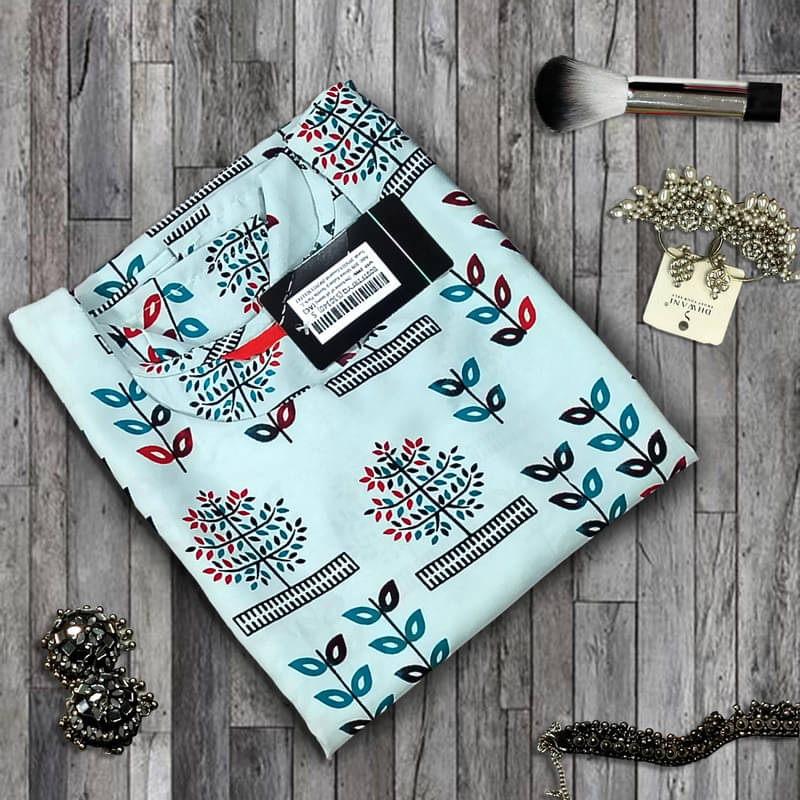     			Ethnic Basket Pack of 1 Crepe Printed A-line Women's Kurti - ( Grey Melange )