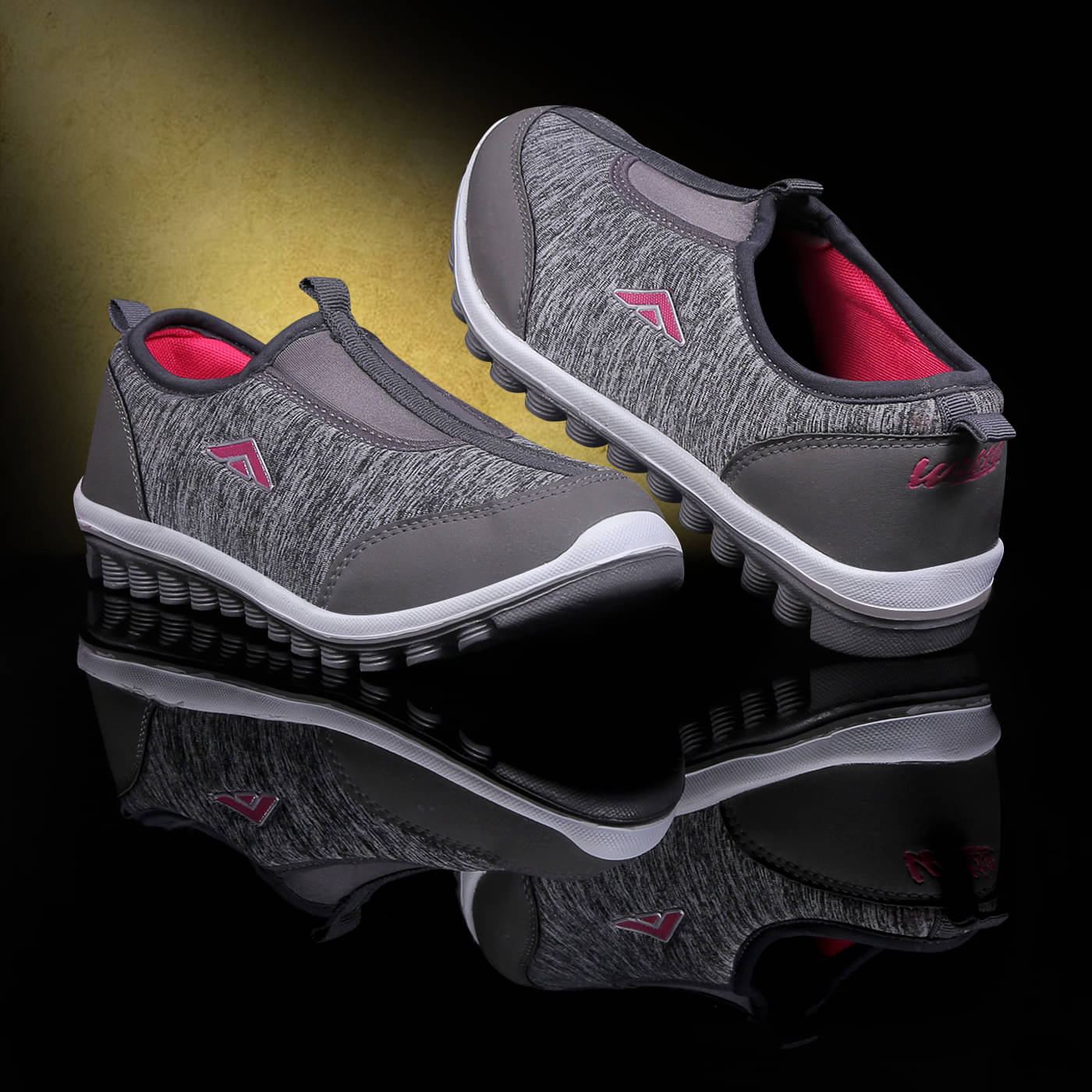     			ASIAN - Gray Women's Running Shoes