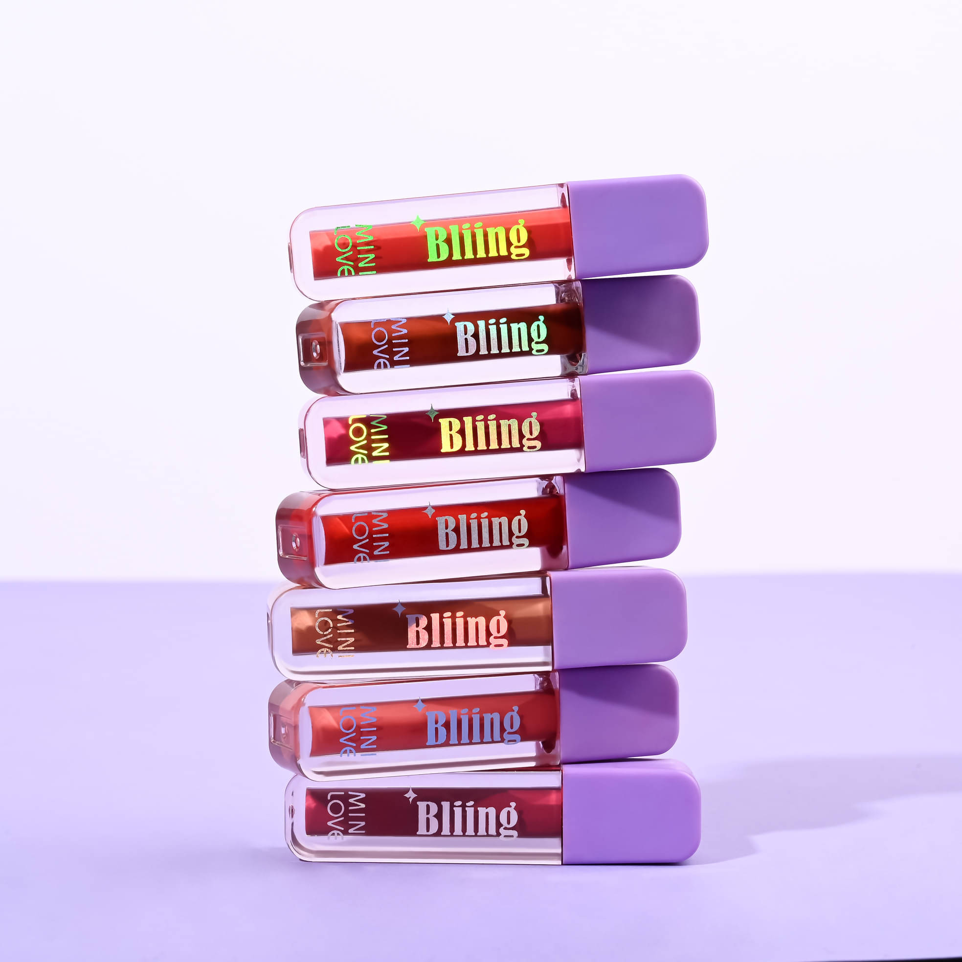 Bliing Mini Love Pack of 7 - Long-Lasting, Smudge-Proof, 7 Vibrant Liquid Matte Lipsticks Shades Bliing Mini Love Pack of 7 - Long-Lasting, Smudge-Proof, 7 Vibrant Liquid Matte Lipsticks Shades