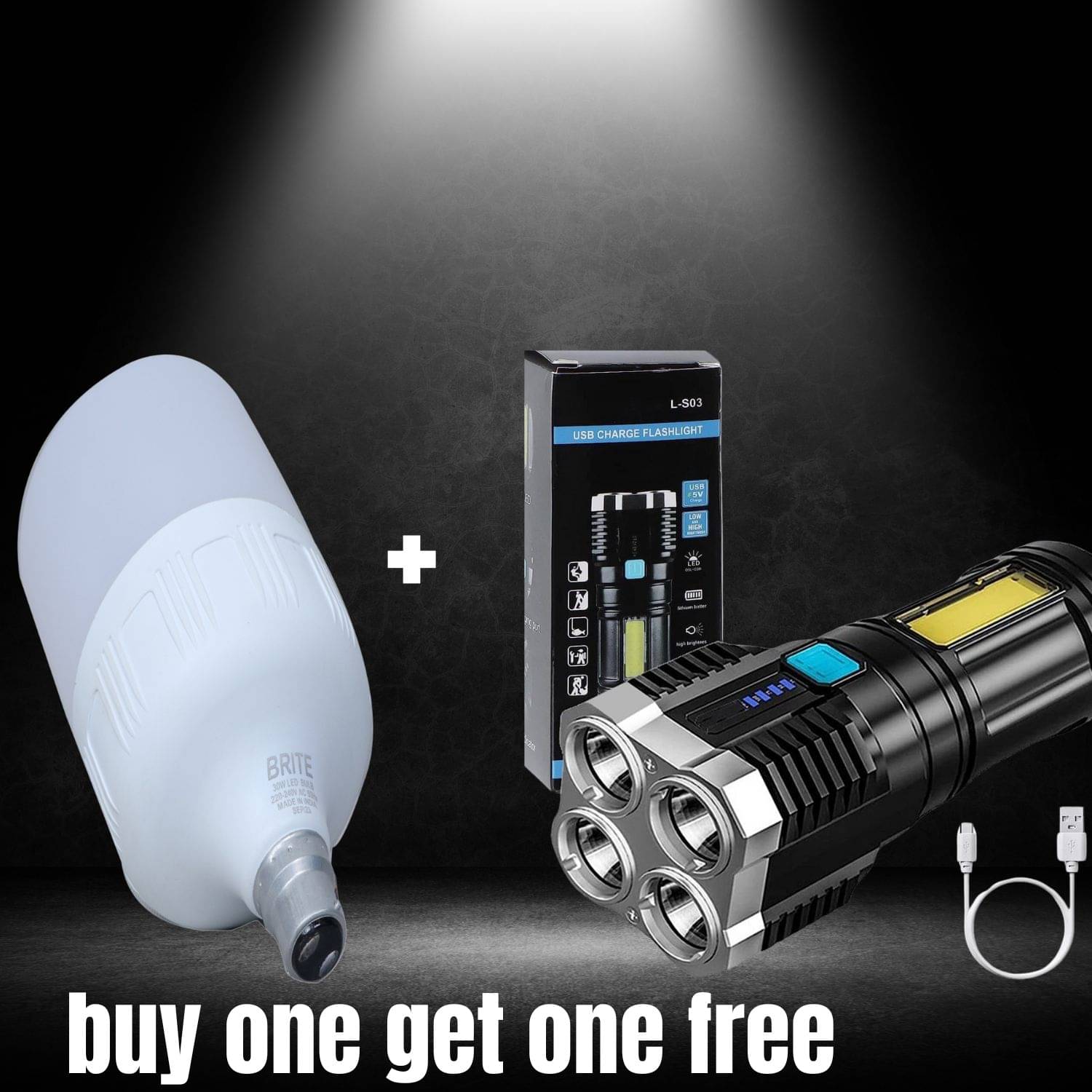     			Brite 30W Cool Day Light LED Bulb ( Pack of 2 )