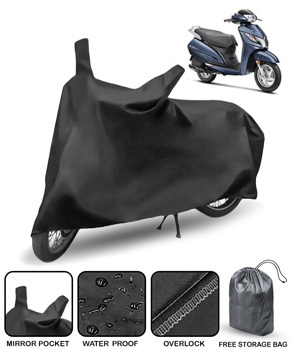 CARNEST Bike Body Cover for Bajaj Activa 125 ( Pack of 1 ) , Black CARNEST Bike Body Cover for Bajaj Activa 125 ( Pack of 1 ) , Black