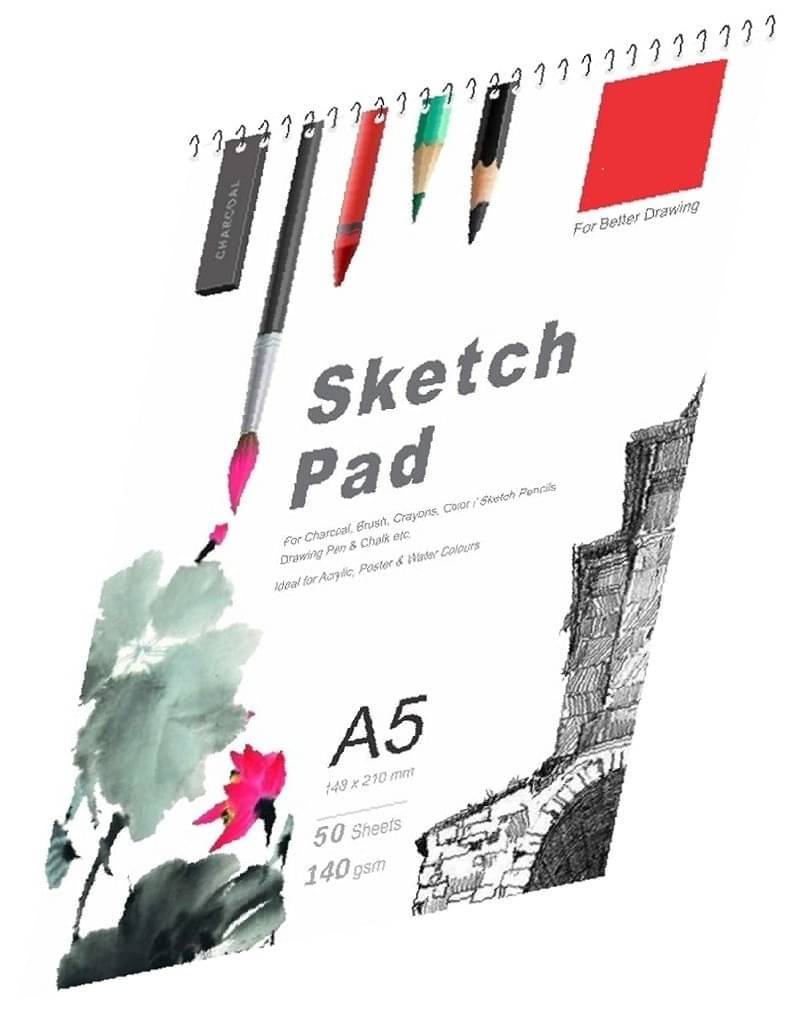     			Eclet A5 sketch book set of 2(140 GSM)