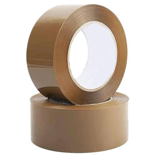    			Eclet Brown Single Sided Packing Tape ( Pack of 2 )