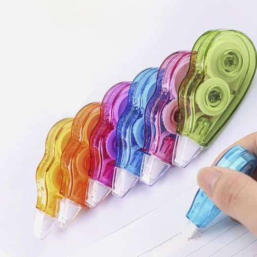 Eclet Multicolor Single Sided Correction Tape ( Pack of 1 )