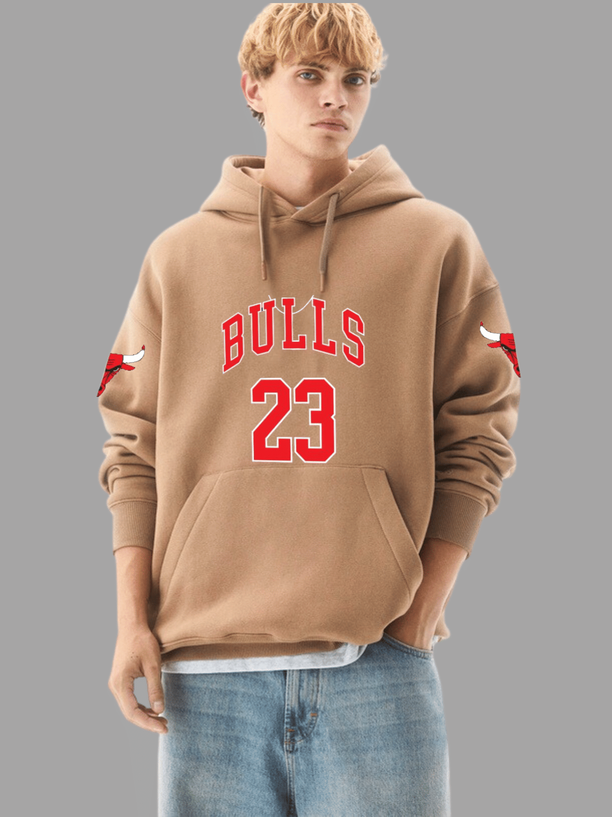 Forbro Fleece Hooded Men's Sweatshirt - Beige ( Pack of 1 )