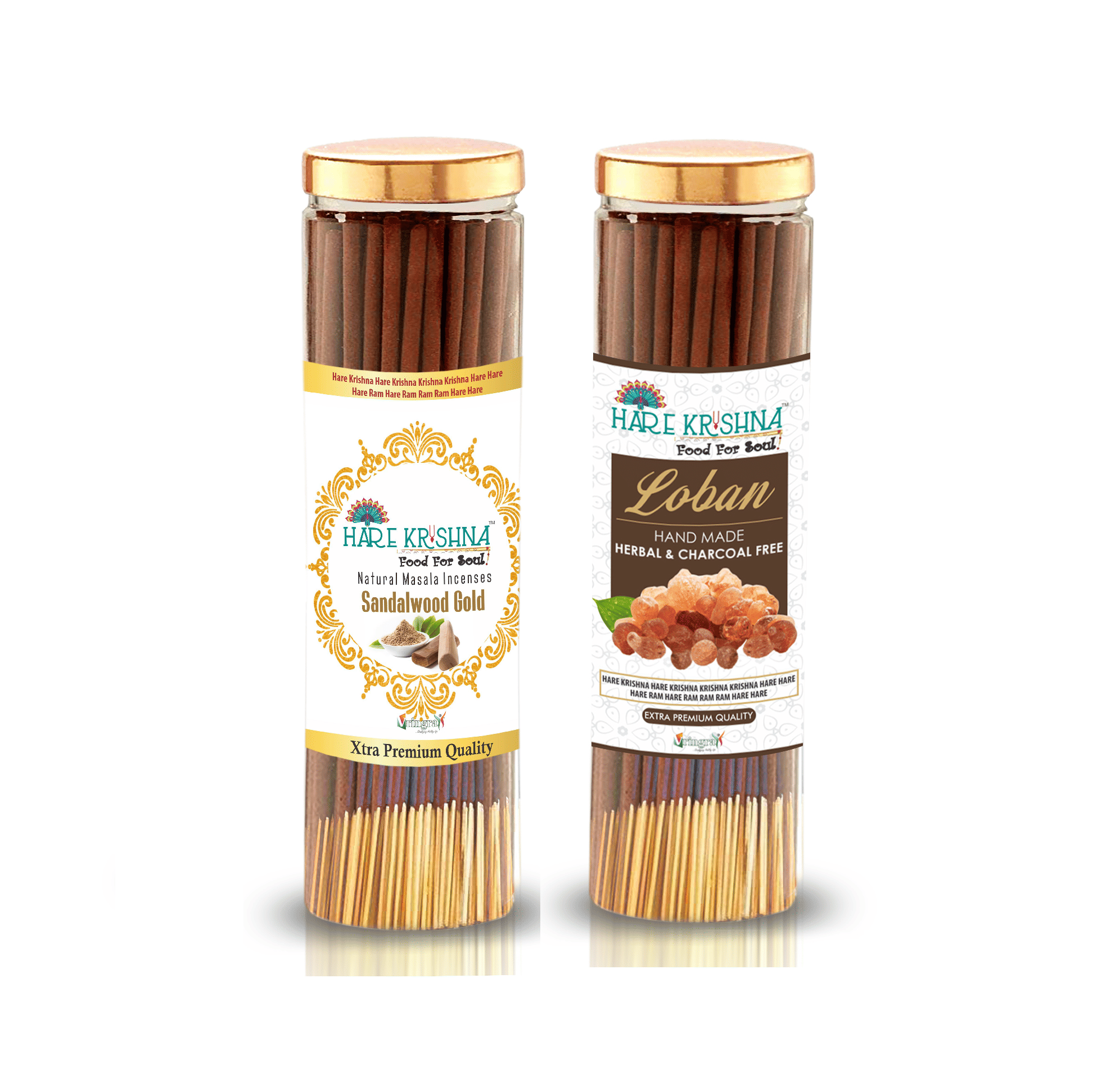     			Hare Krishna Food For Soul Incense Stick Loban,Chandan 200 gm ( Pack of 1 )