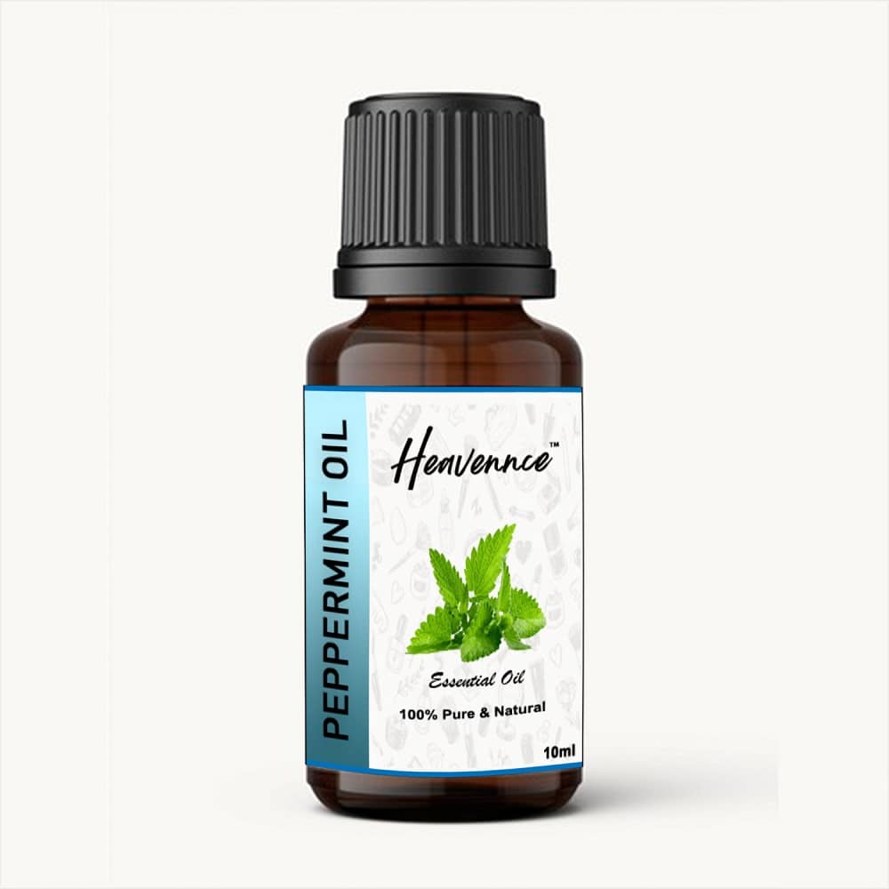 Heavennce Peppermint Aromatherapy Essential Oil Aromatic With Dropper 10 mL ( Pack of 1 )