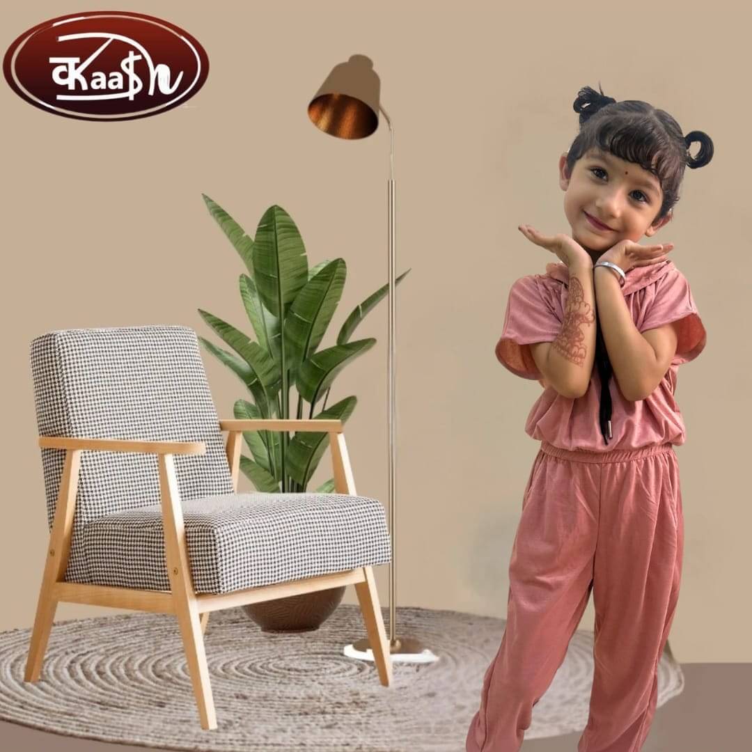     			Kaash Pack of 1 Girls Cotton Blend Top With Pajama ( Pink )