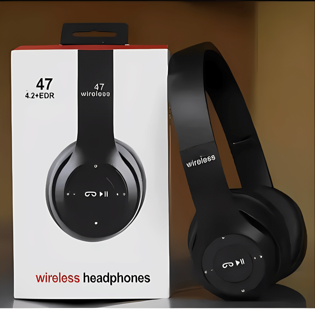     			PB Enterprises On Ear TWS Black