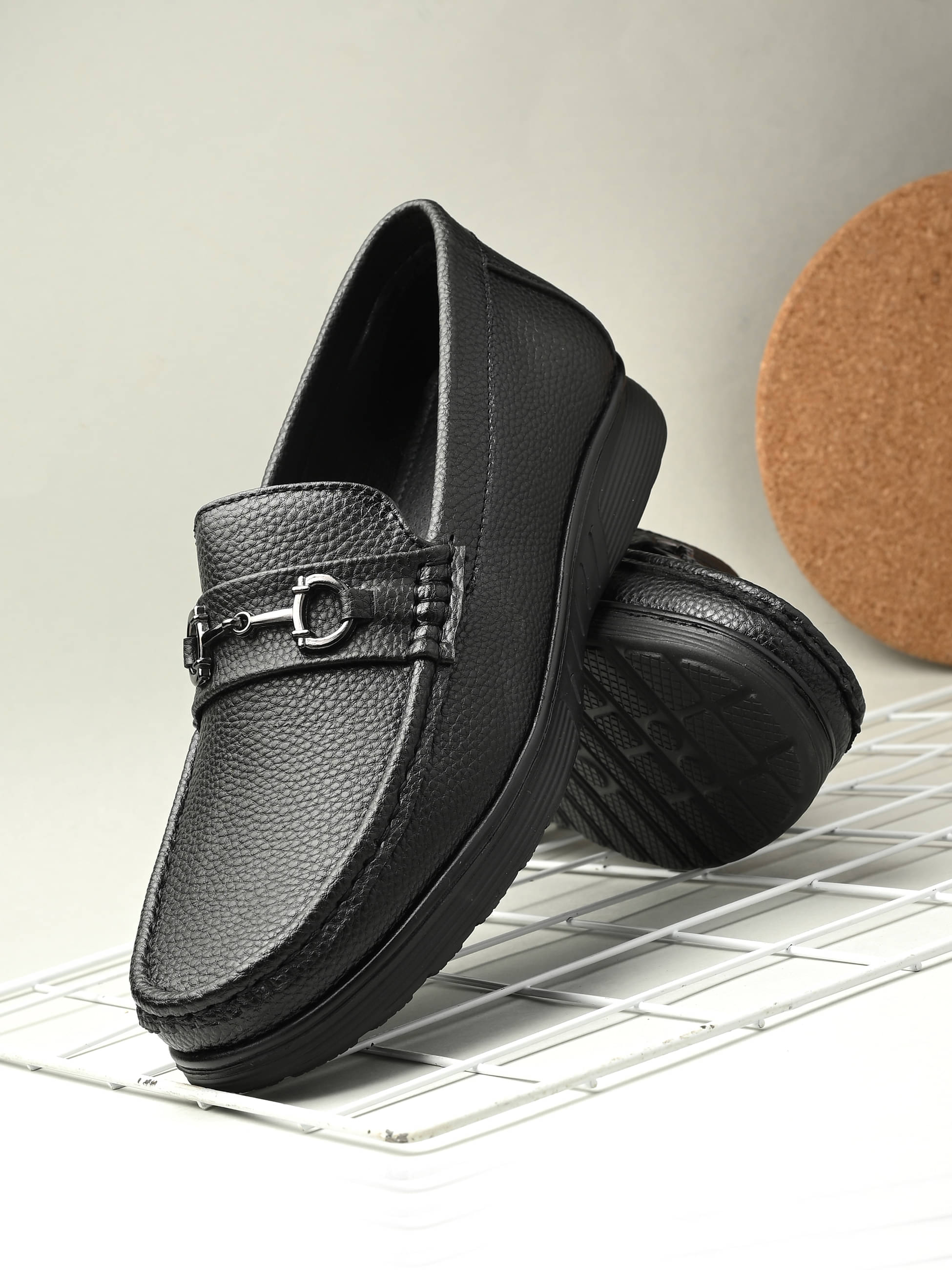     			Port Black Men's Slip on