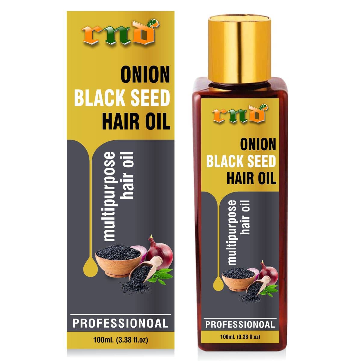 Onion Black Seed Hair Oil For Hair Growth, Control Hair Fall & Dandruff Hair Oil