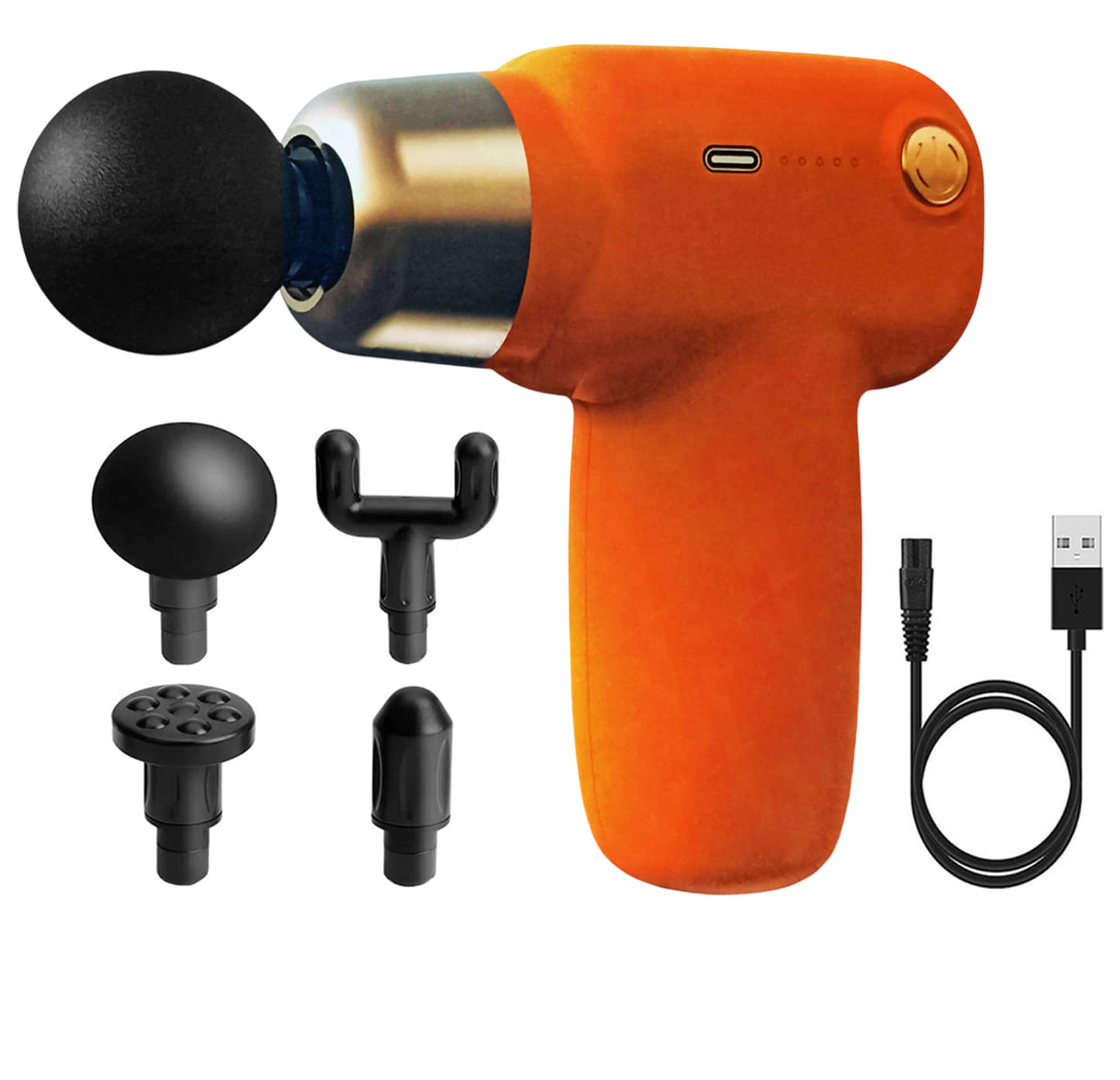 Retailstore Heavy Duty Cordless Powerful Orange Battery Operated Massagers Retailstore Heavy Duty Cordless Powerful Orange Battery Operated Massagers