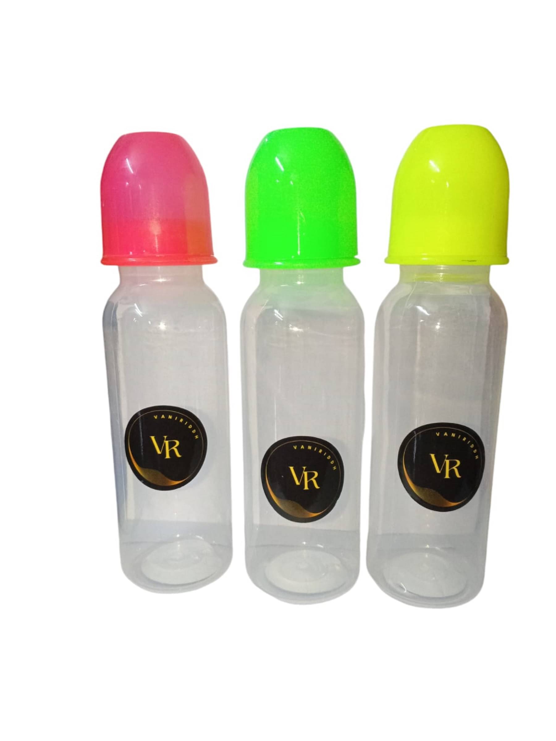     			VANIRIDDH 250 Multicolor Feeding Bottle ( Pack of 3 )