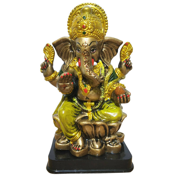 WINSOME COLLECTION Plastic Lord Ganesha Idol ( 9 cm ) WINSOME COLLECTION Plastic Lord Ganesha Idol ( 9 cm )